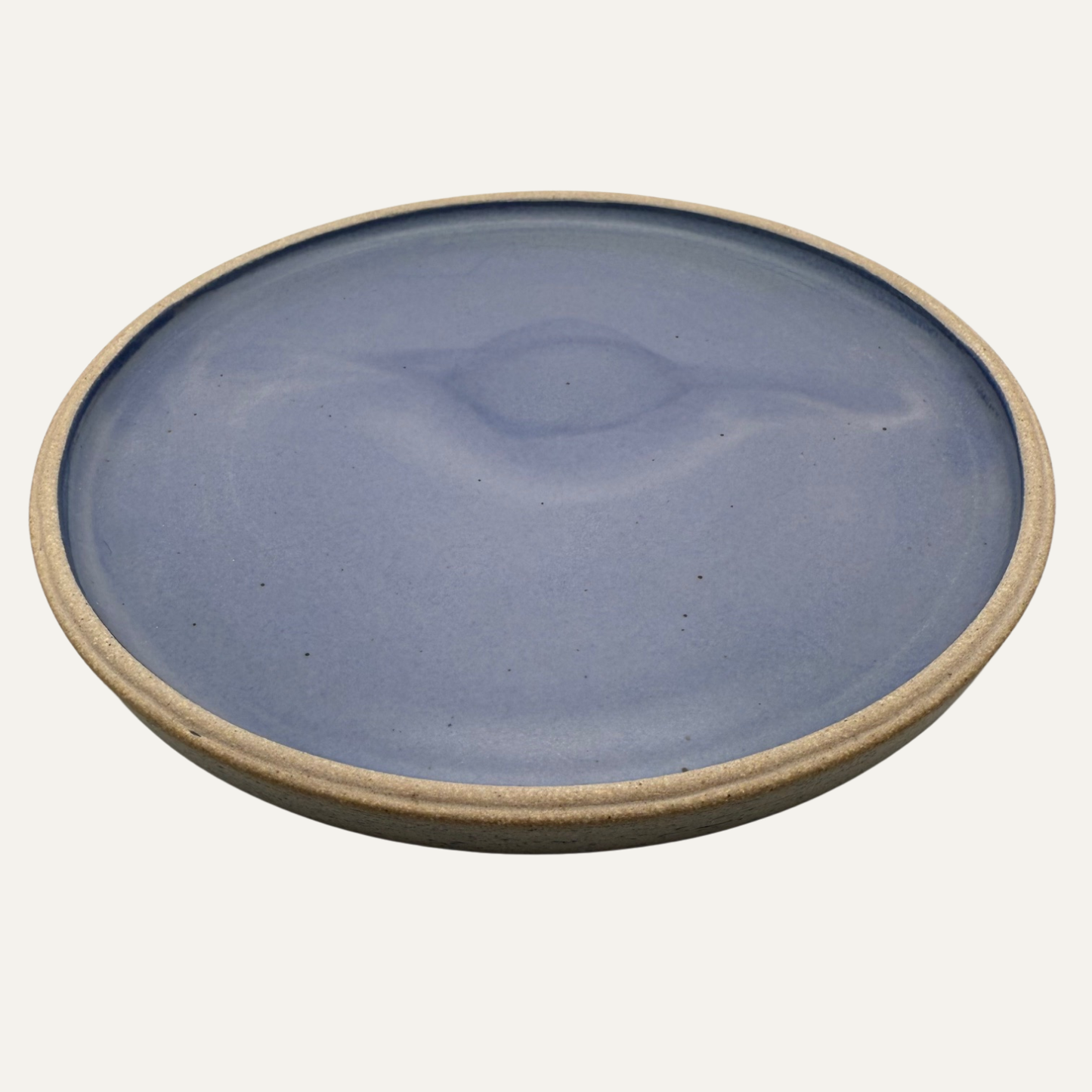 Matte Glazed Plate - 10" - Blue