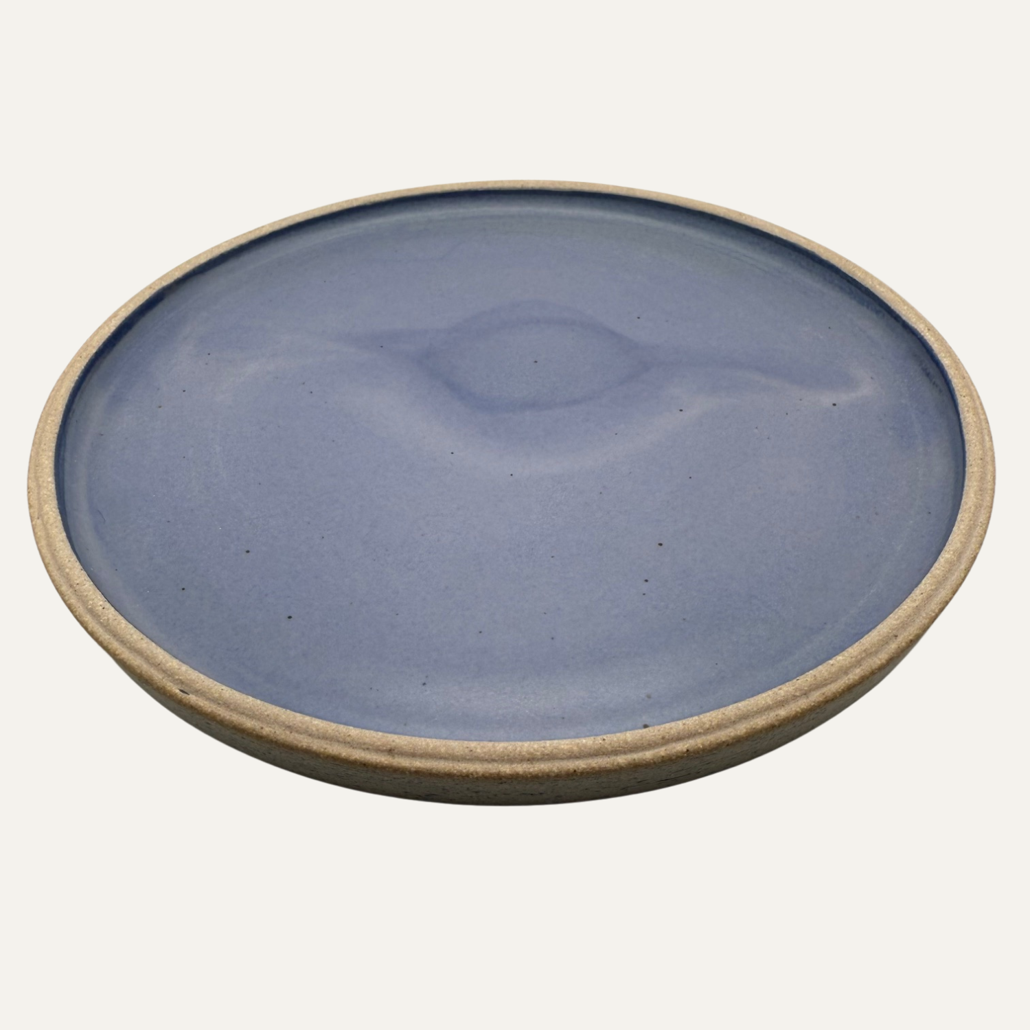 Matte Glazed Plate - 10" - Blue