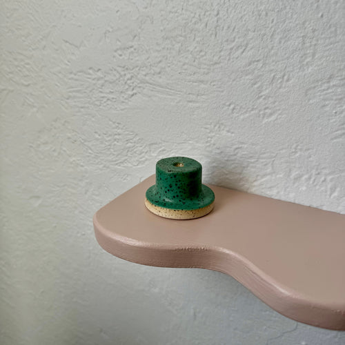 Load image 1 in gallery view. Turquoise Column Incense Holders The Object Enthusiast