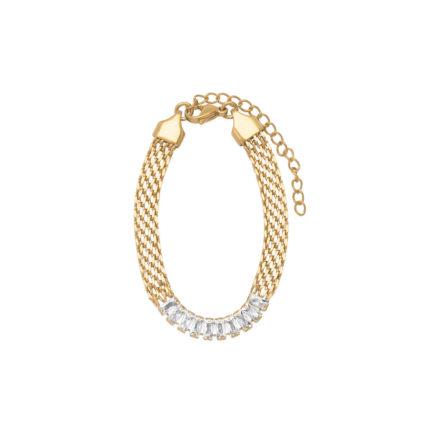 Art Deco Baguette Bracelet