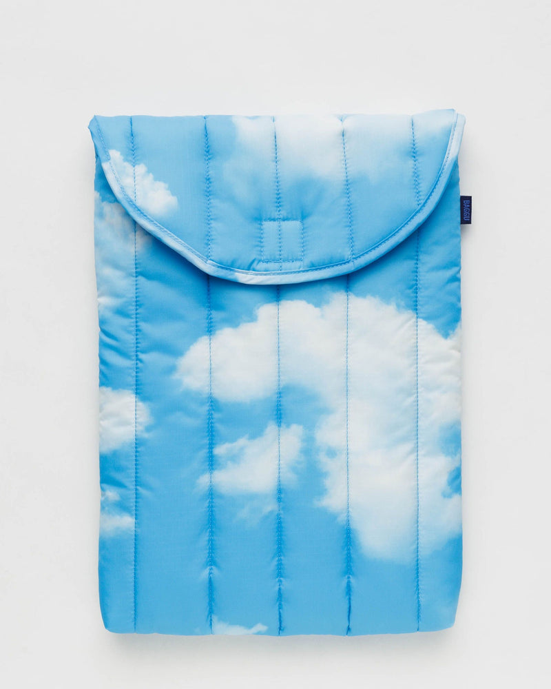 Puffy Laptop Sleeve 16" - Clouds