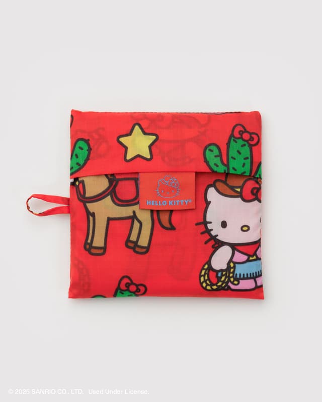 Standard Baggu Reusable Tote - Hello Kitty Western