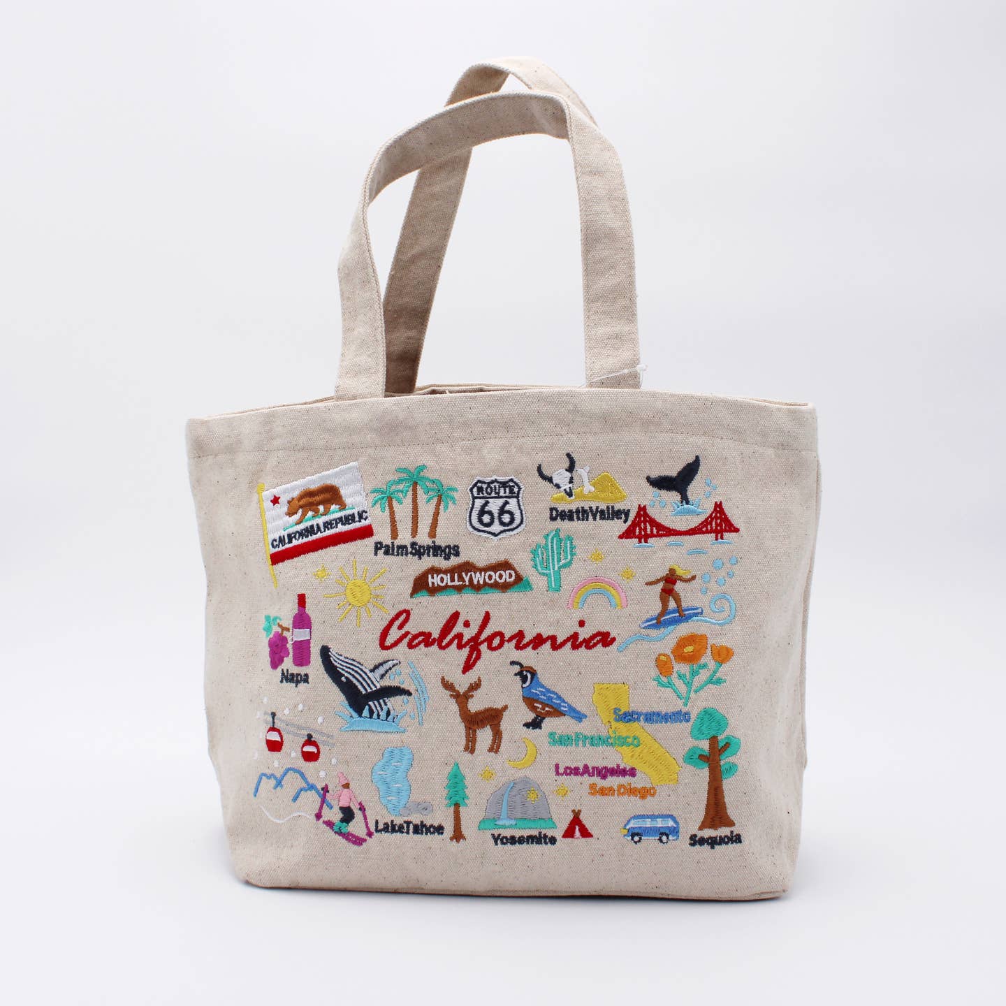 Embroidered California Lunch Bag