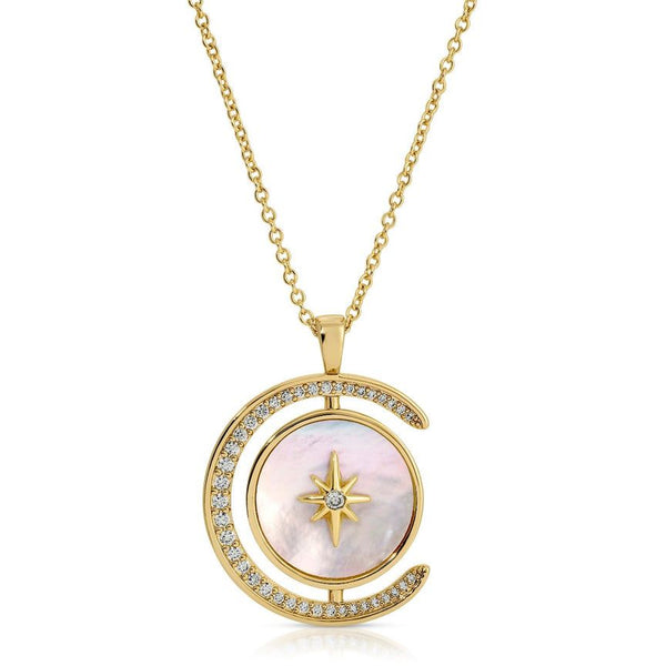 Luna Star Pendant - Mother of Pearl