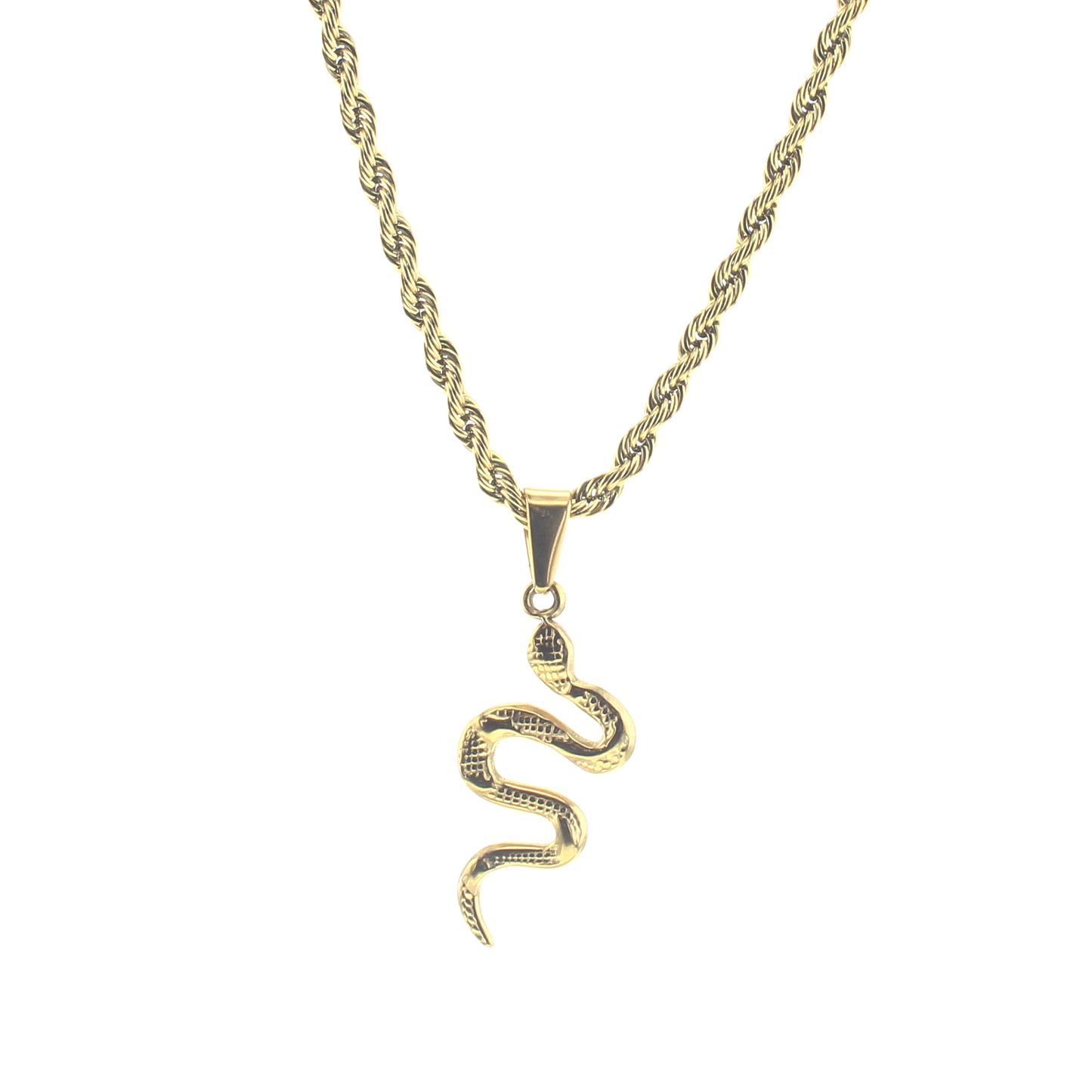 Leila Waterproof Necklace - Gold Lotus Jewelry