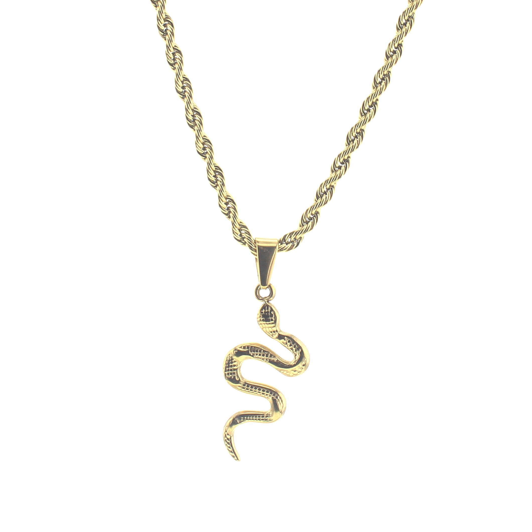 Leila Waterproof Necklace - Gold Lotus Jewelry
