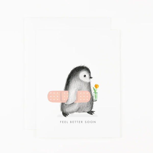 Feel Better Penguin Card