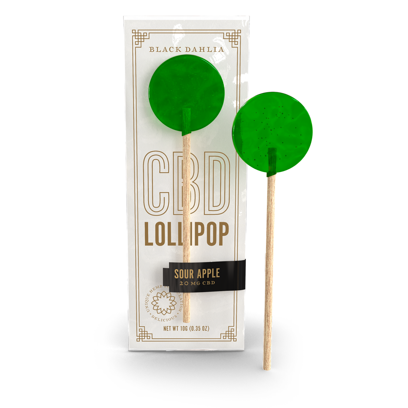 CBD Lollipops - Sour Apple