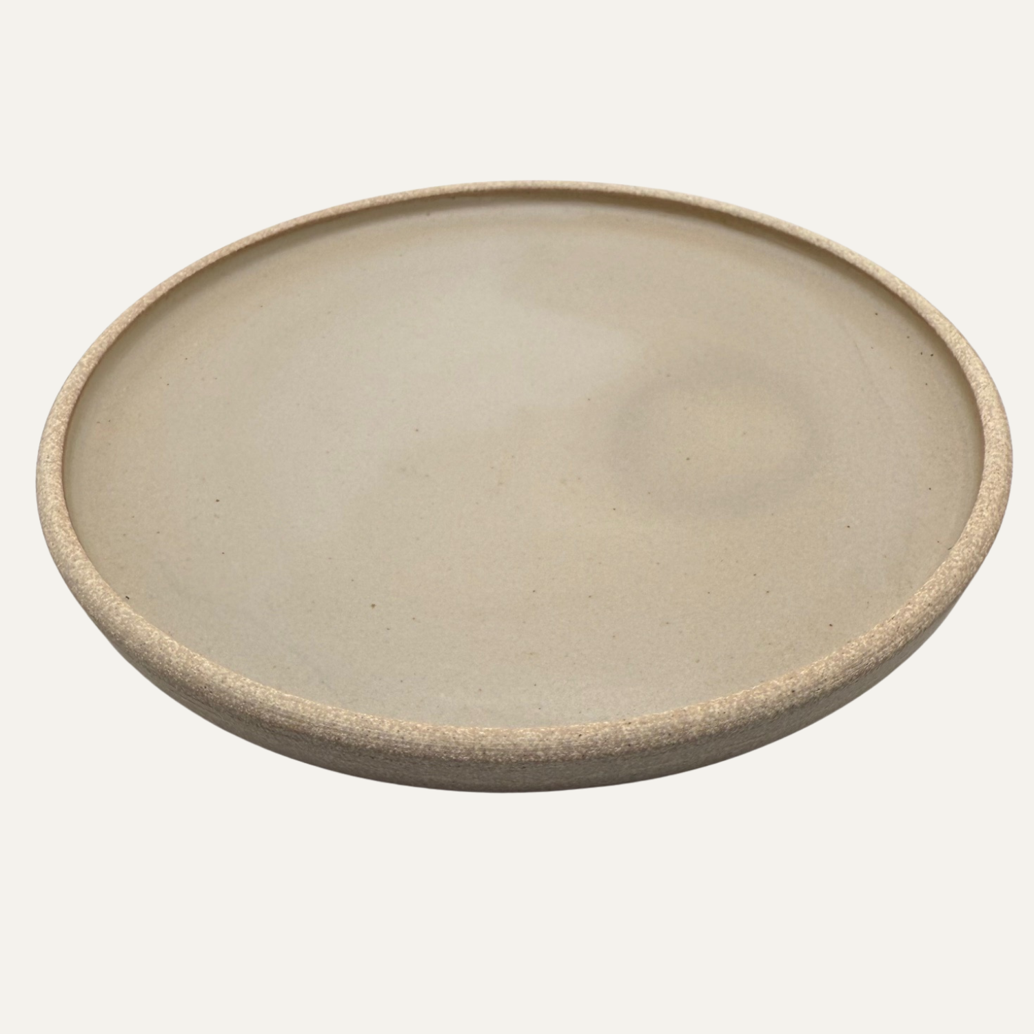 Matte Glazed Plate - 10" - Cream
