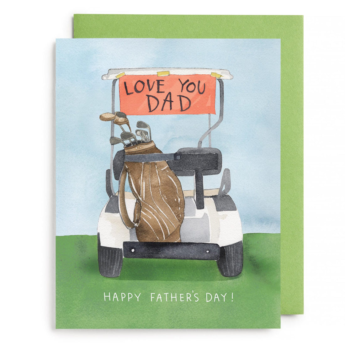 Golf Cart Dad Card