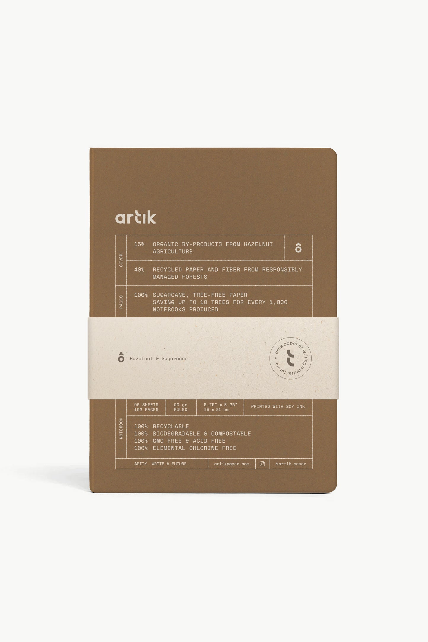 Artik Hard Cover Journal - Lined Keskin Color