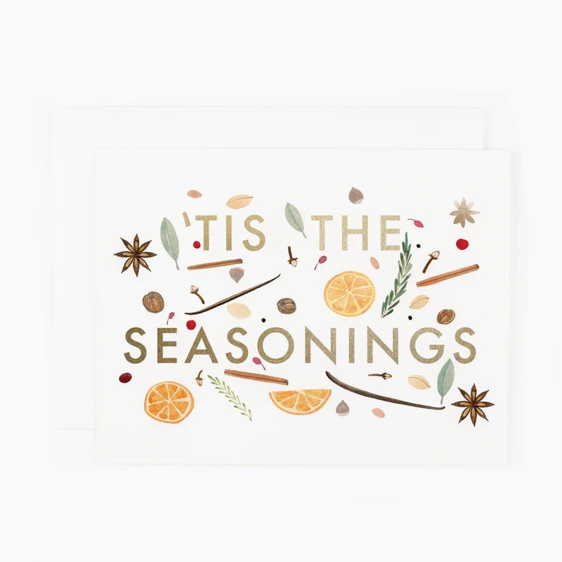 Tis the Seasonings *gold foil Card