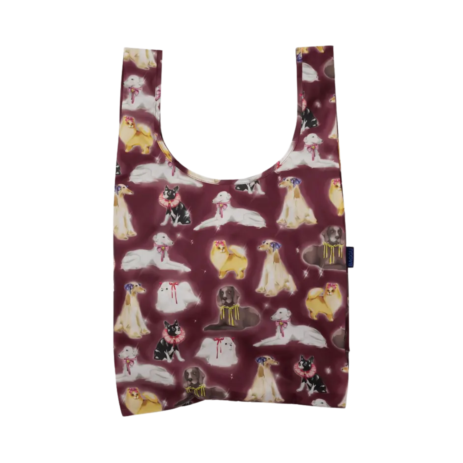 Standard Baggu Reusable Tote -  Fancy Dogs