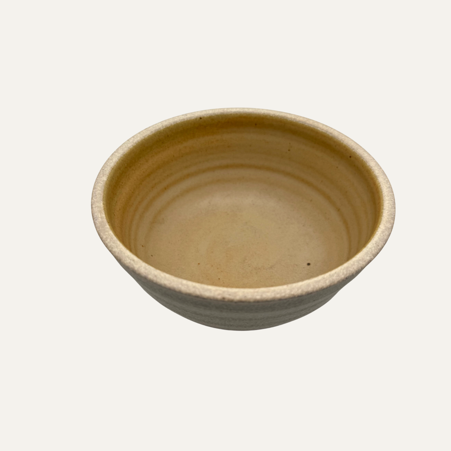 Small Matte Glazed Bowl -  Goldenrod