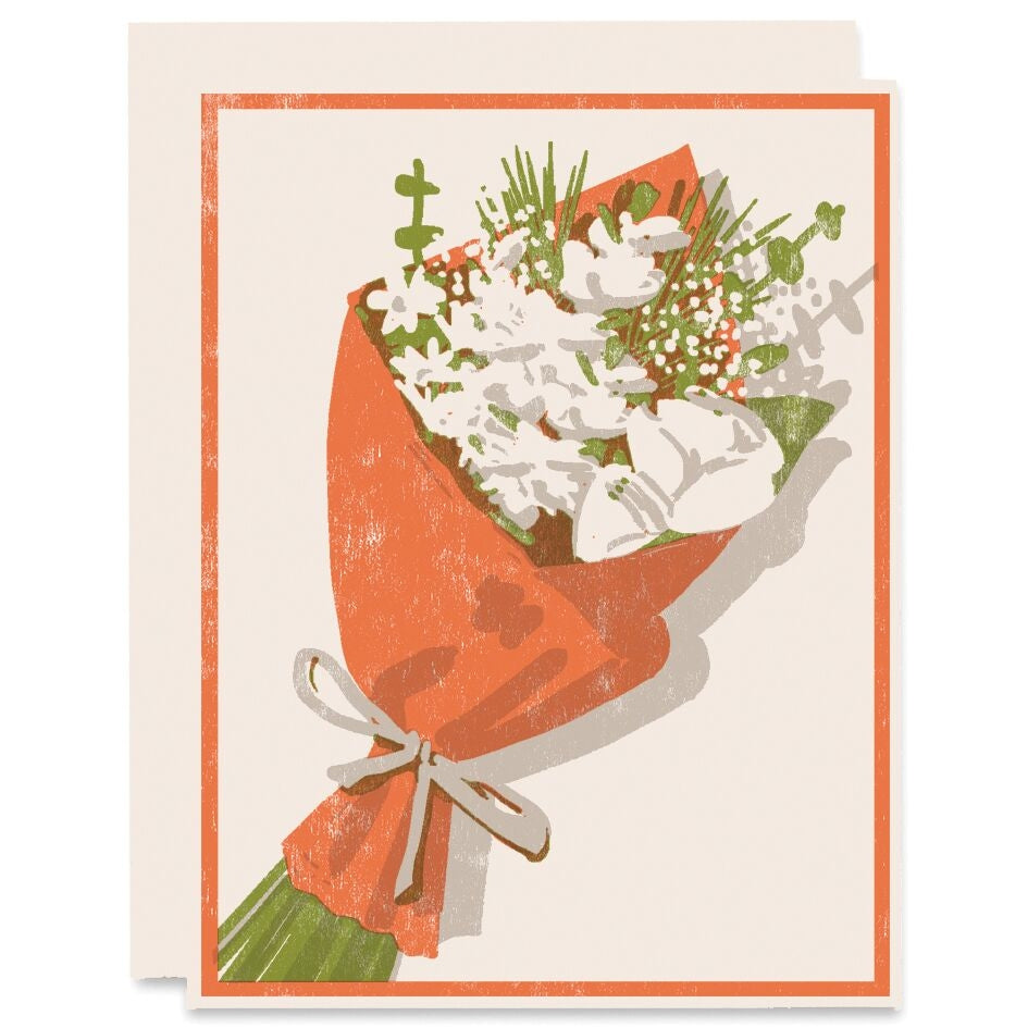Brown Paper Bouquet Everyday Card