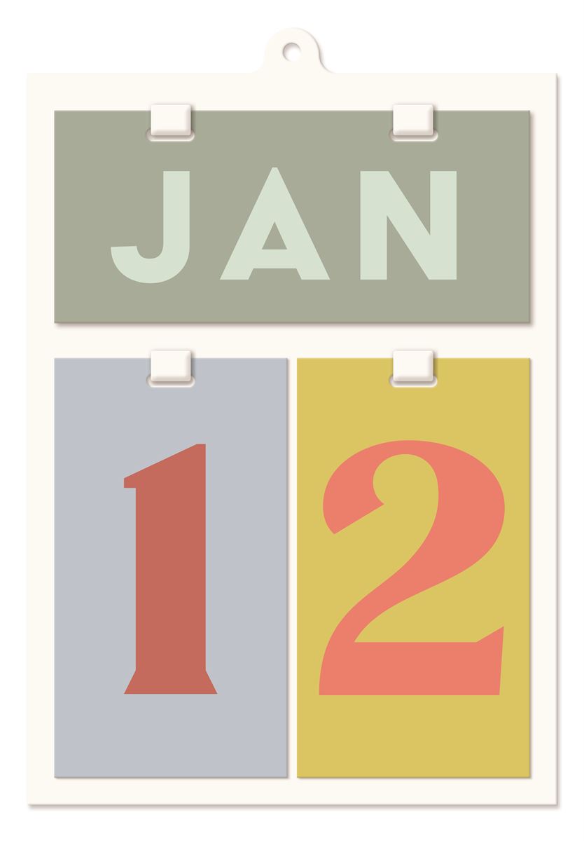 Perpetual Wall Calendar