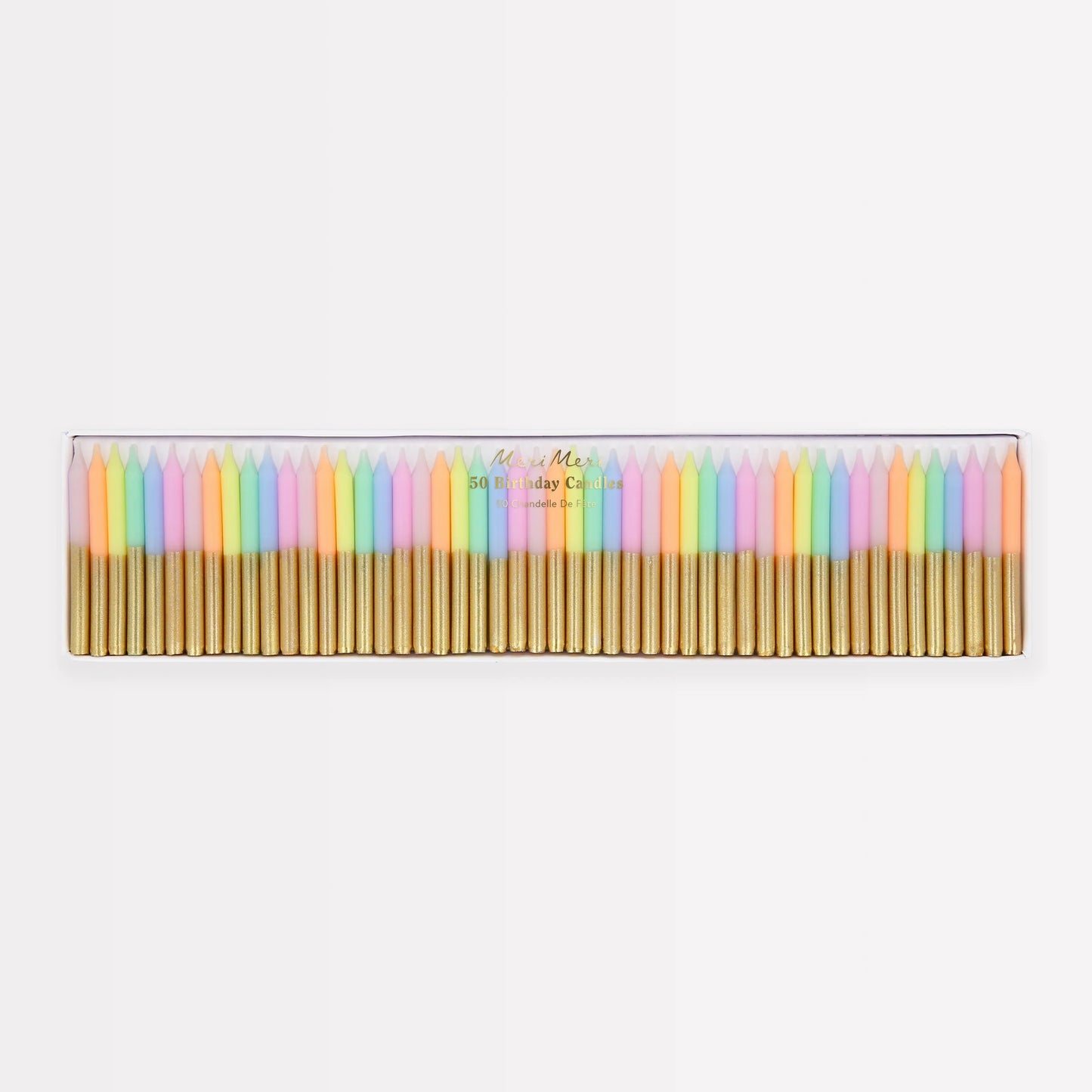 Pastel Mini Candles (x50)