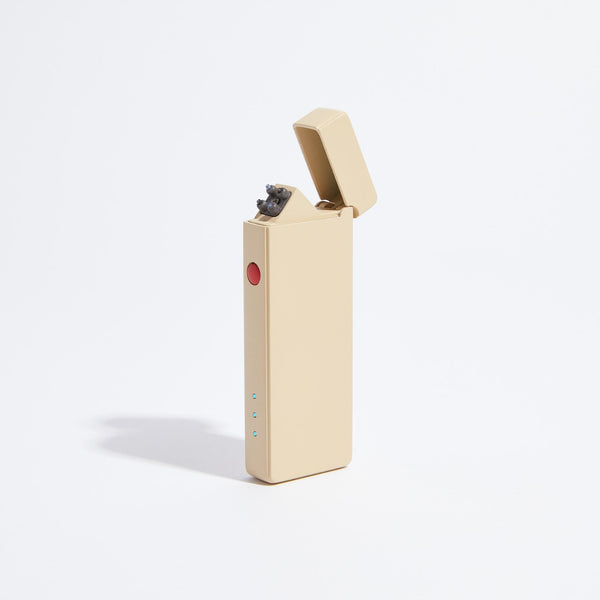 Slim Double Arc USB Lighter - Linen Matte