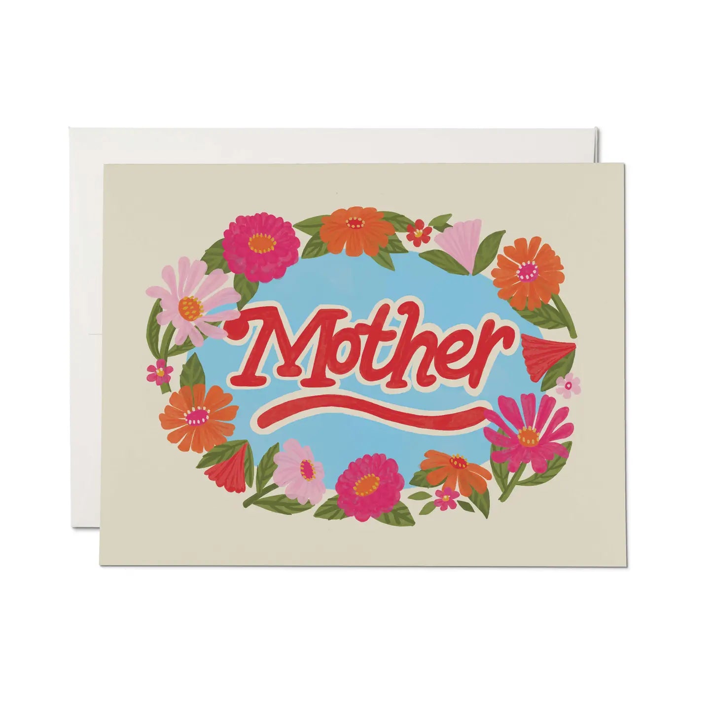 Floral Framed Mother Greeting Card