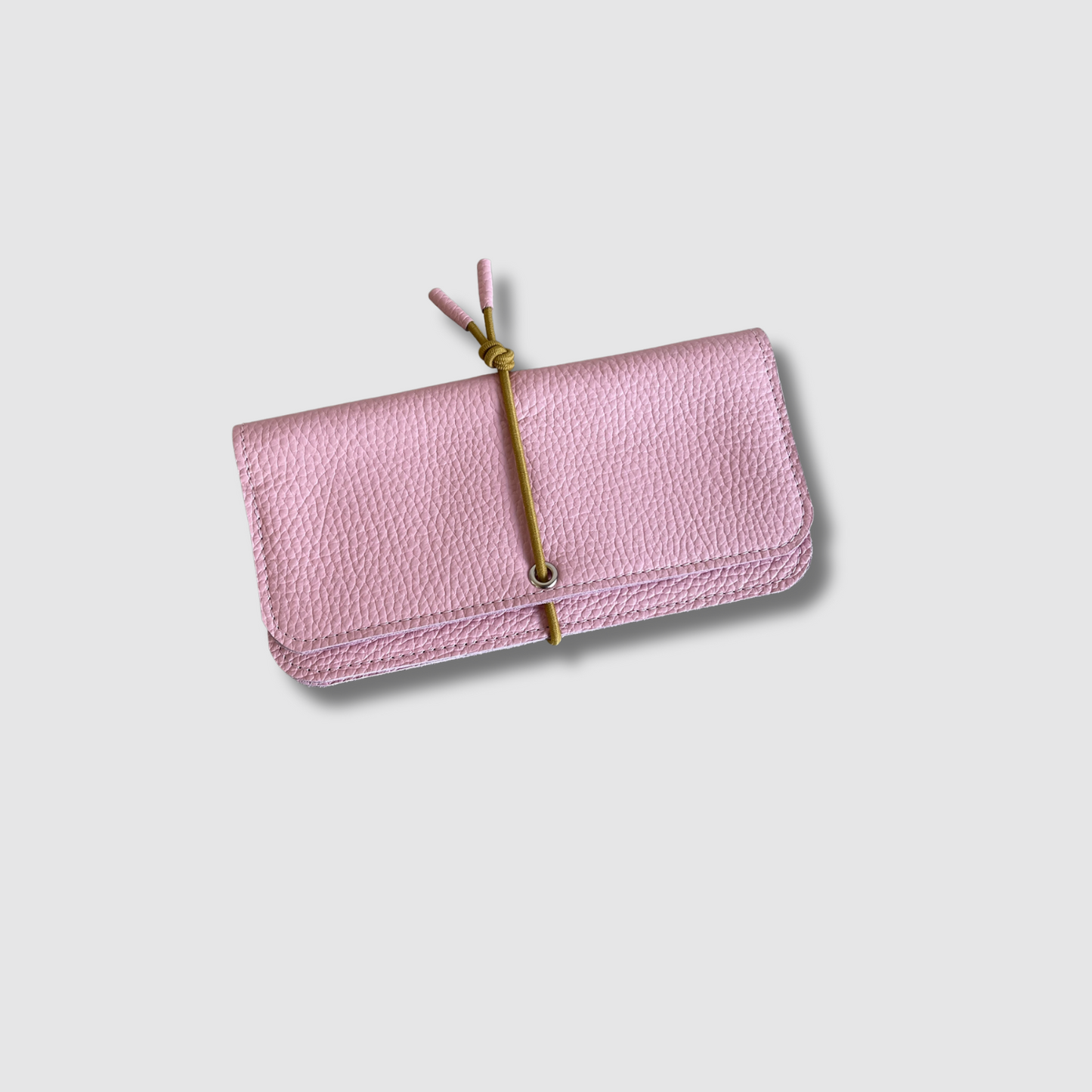 Leather Knot Wallet Wide