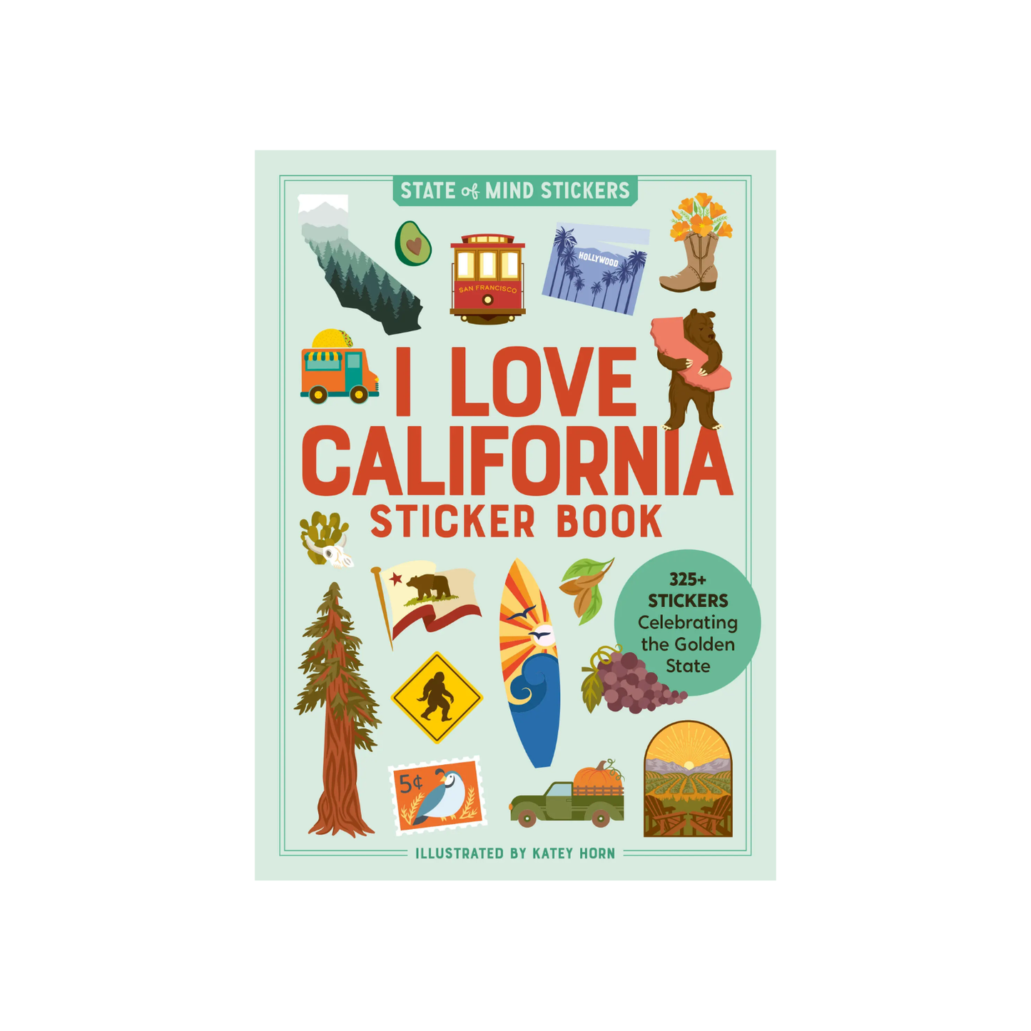 I Love California Sticker Book
