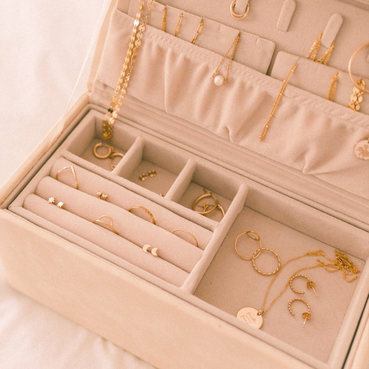 Vegan Leather Jewelry Box
