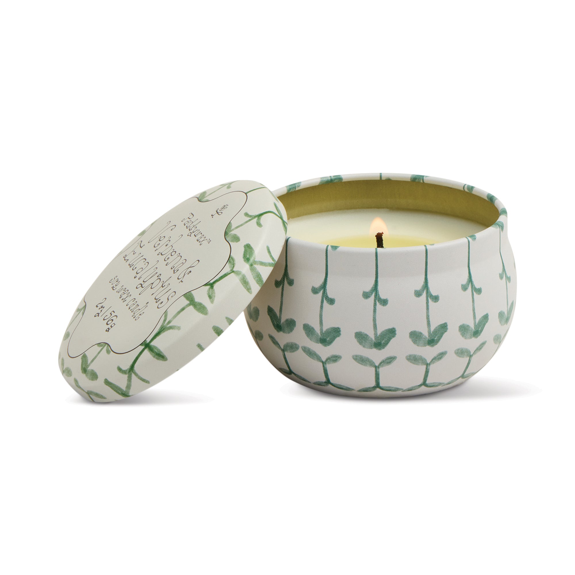 Tulip 2oz Tin Candle - Verbena & Lemongrass Paddywax