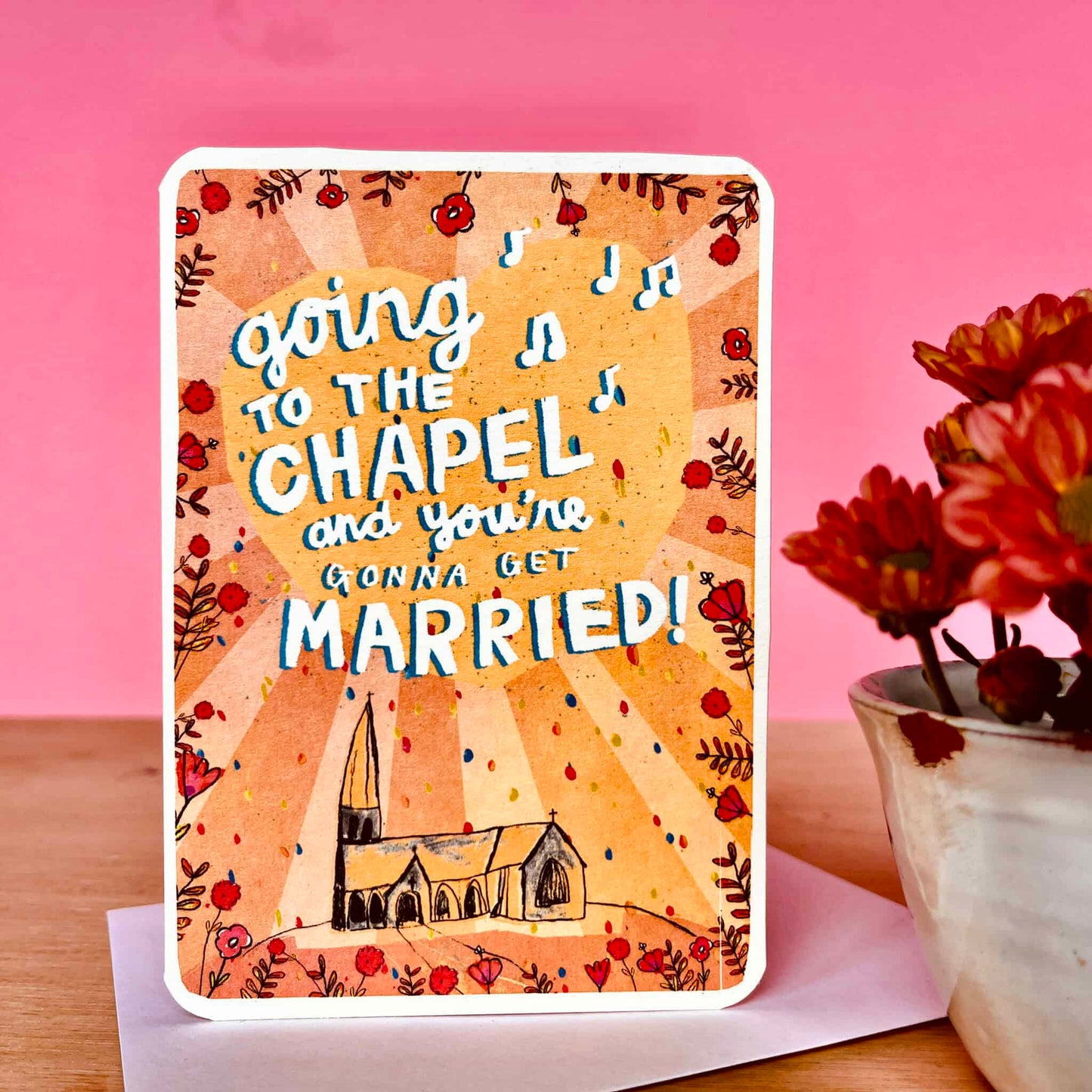 Going to the Chapel Wedding Card
