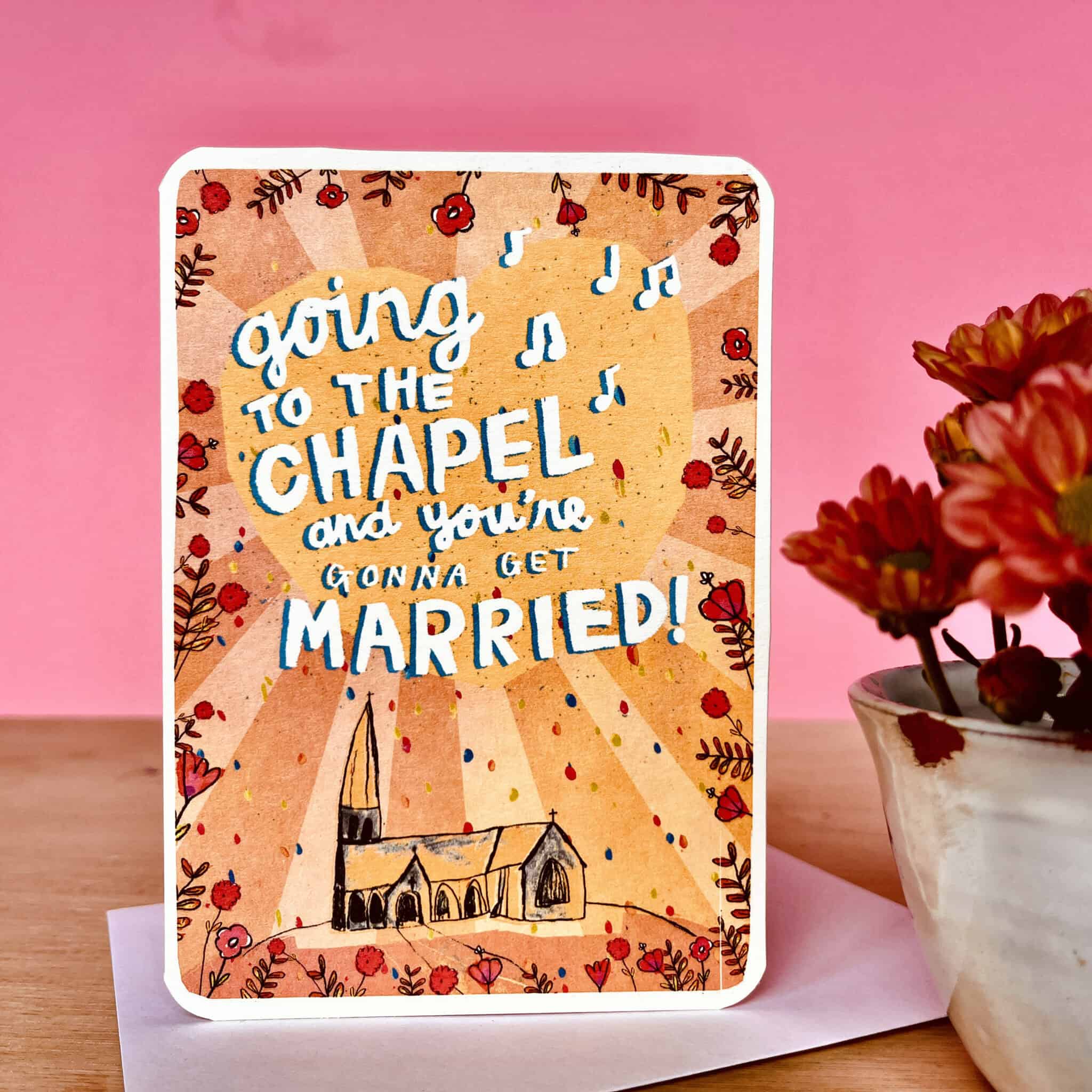 Going to the Chapel Wedding Card