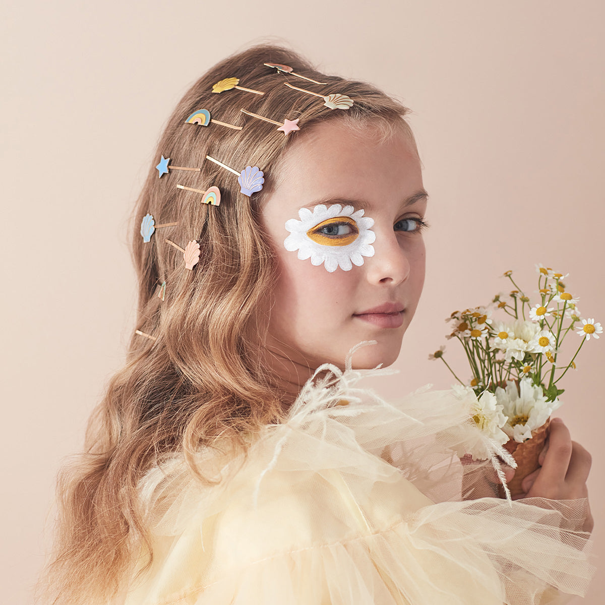 Enamel Star Hair Slides