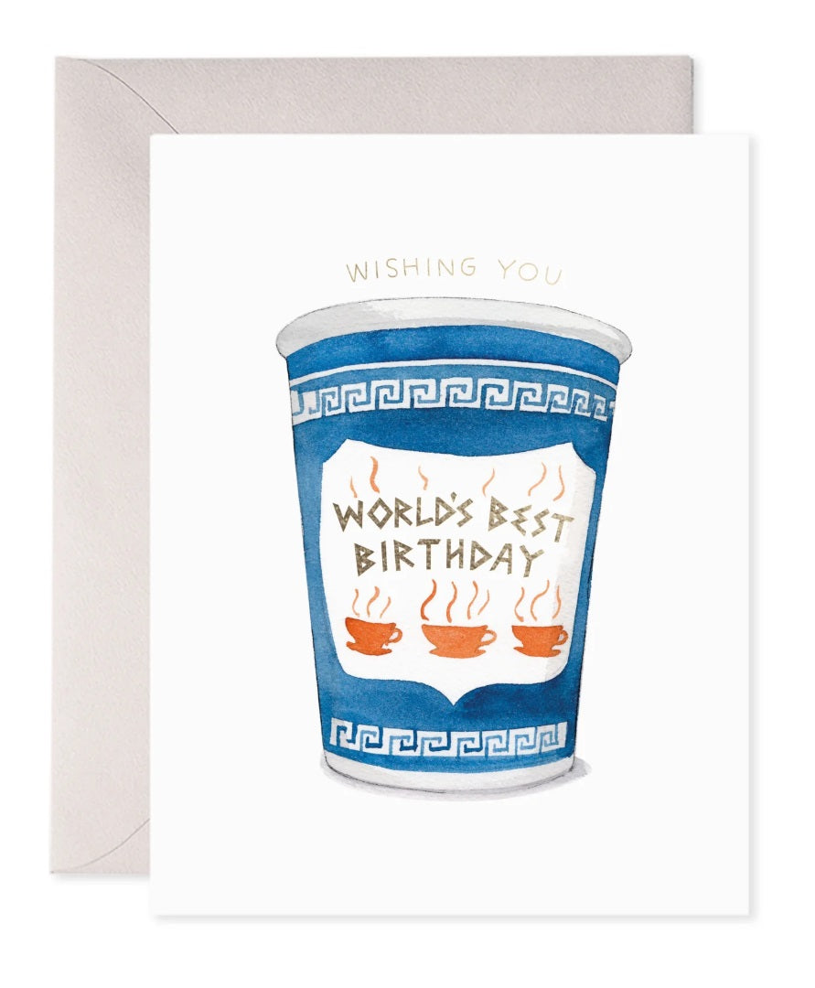 World's Best Coffee Birthday Card
