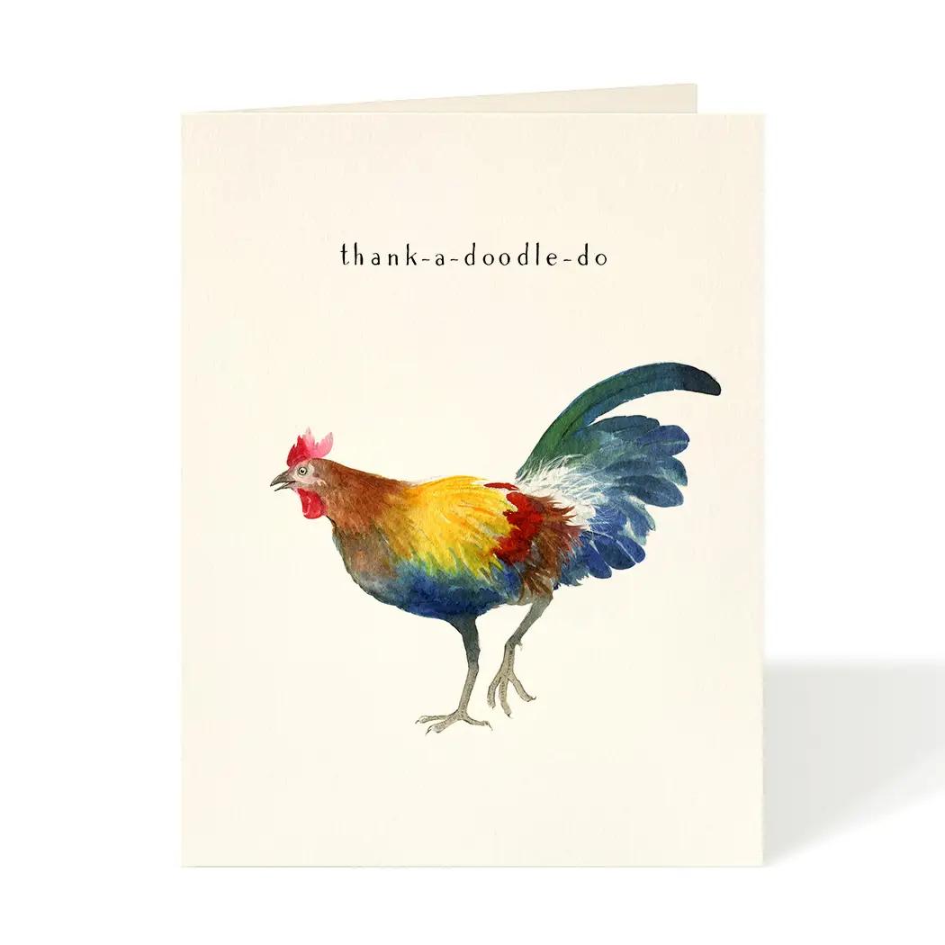 Italian Rooster Thank You Card