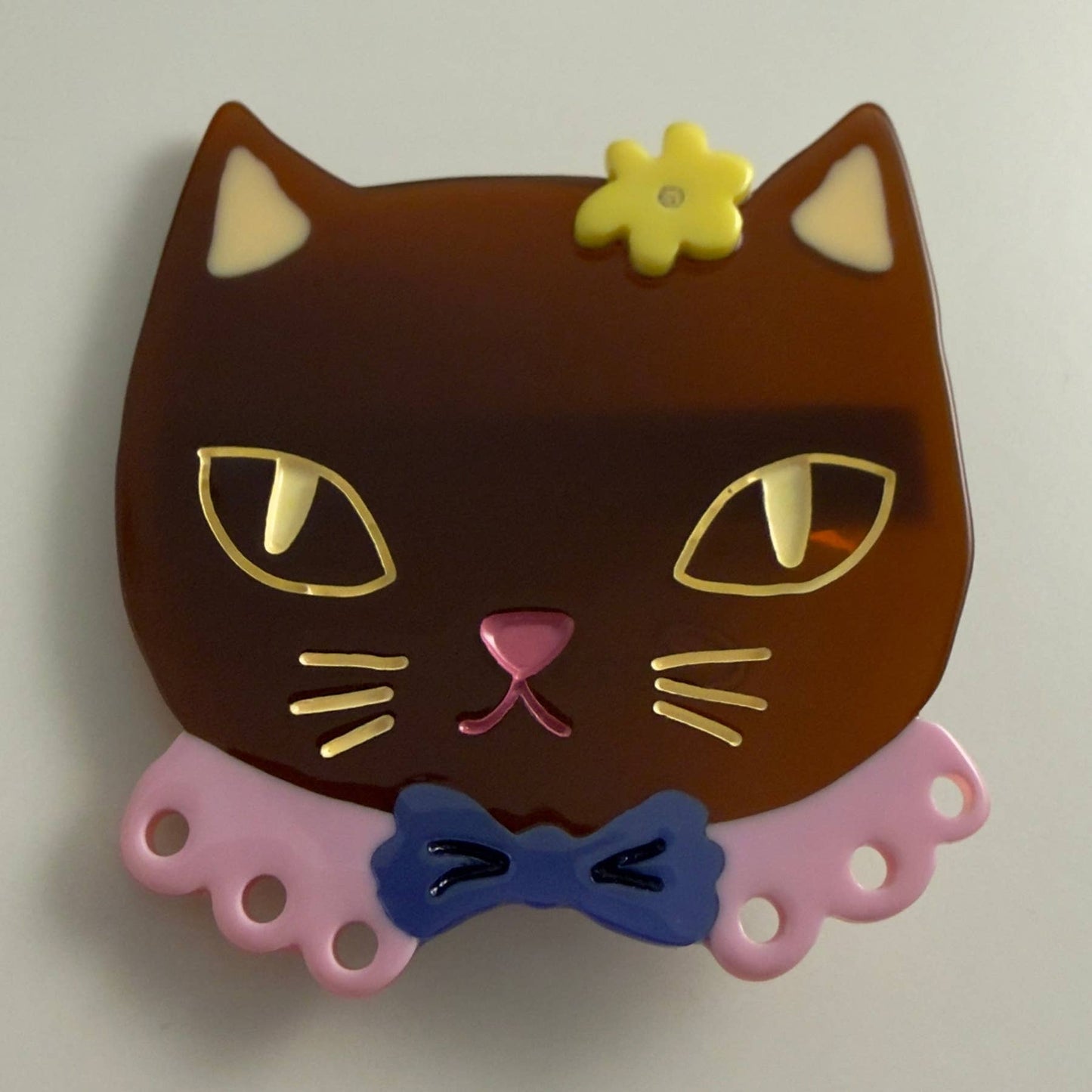 Chat Au Chocolat Alligator Clip