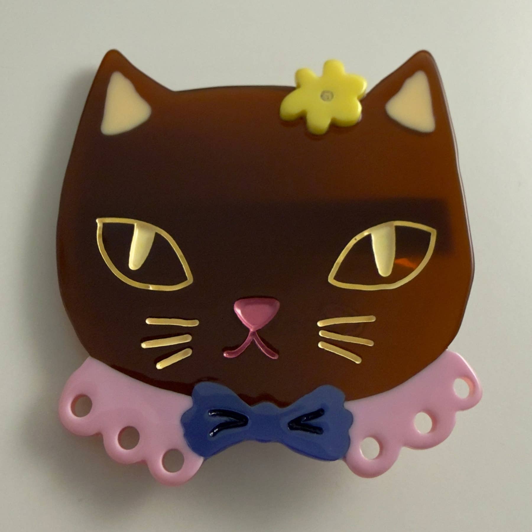 Chat Au Chocolat Alligator Clip