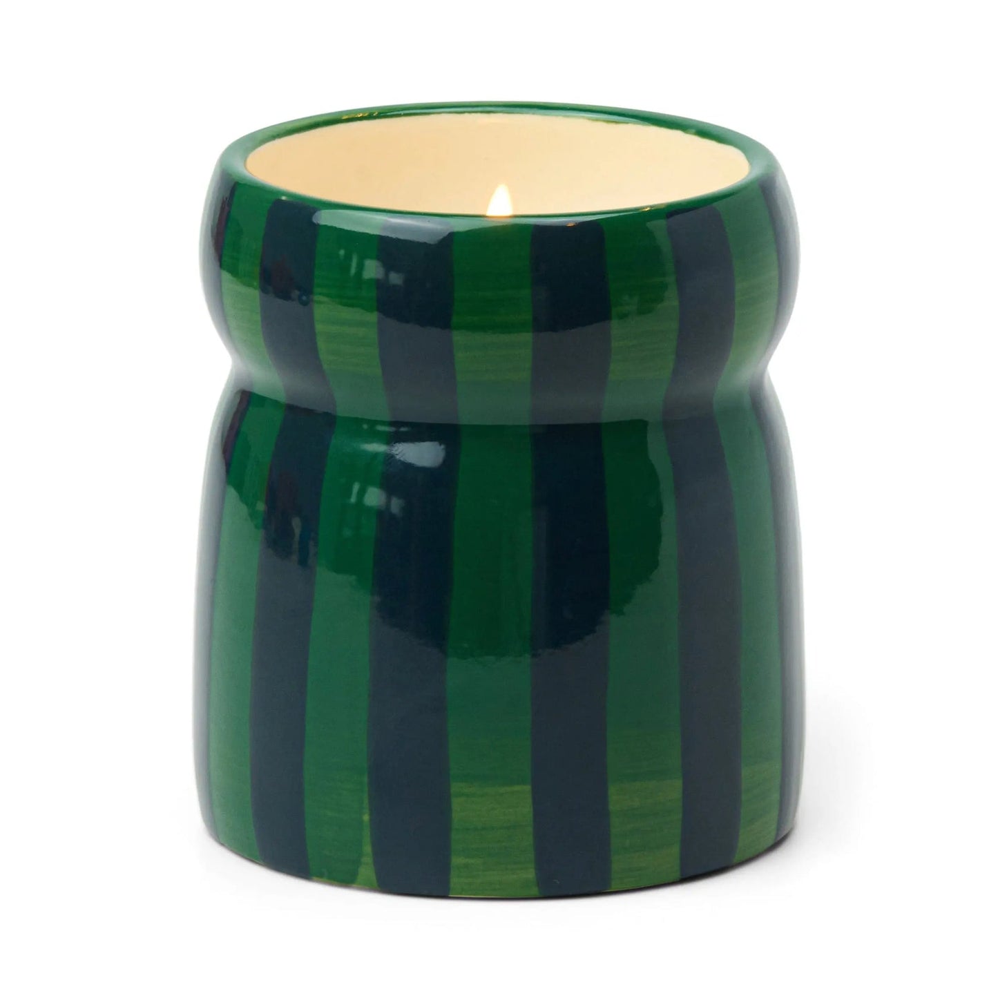 Striped Cabana 6.5 oz Candle - Balsam Fir