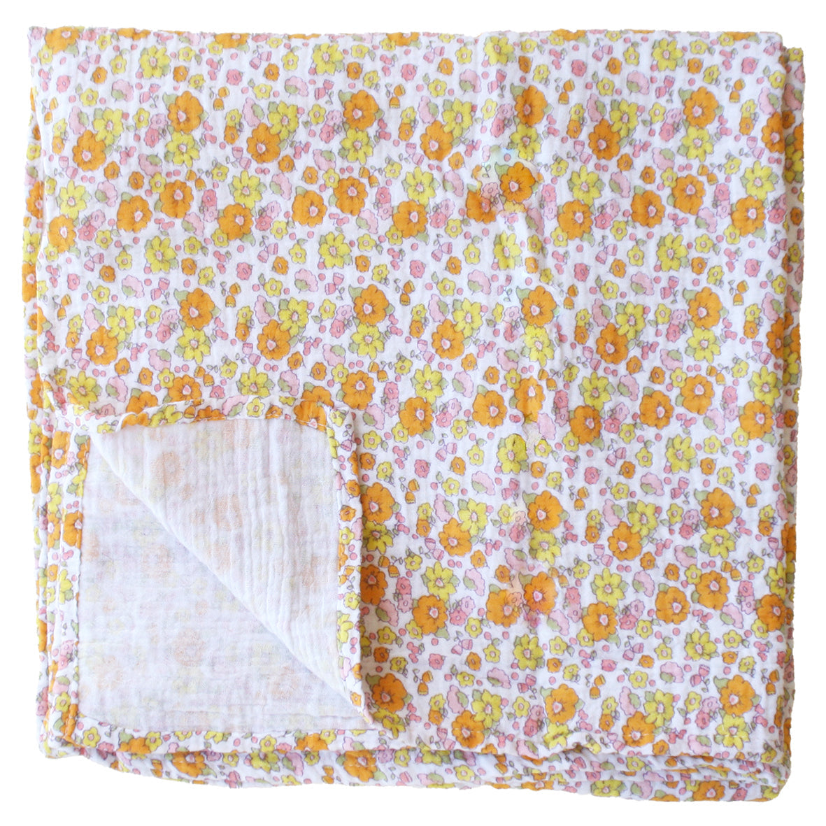 Muslin Cotton Swaddle - Sweet Marigold