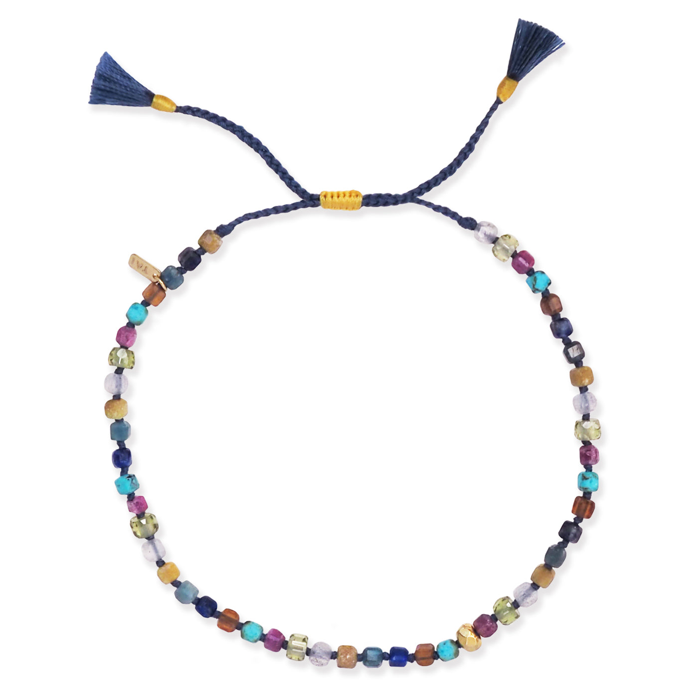 Handmade Knotted Mixed Stone Bracelet