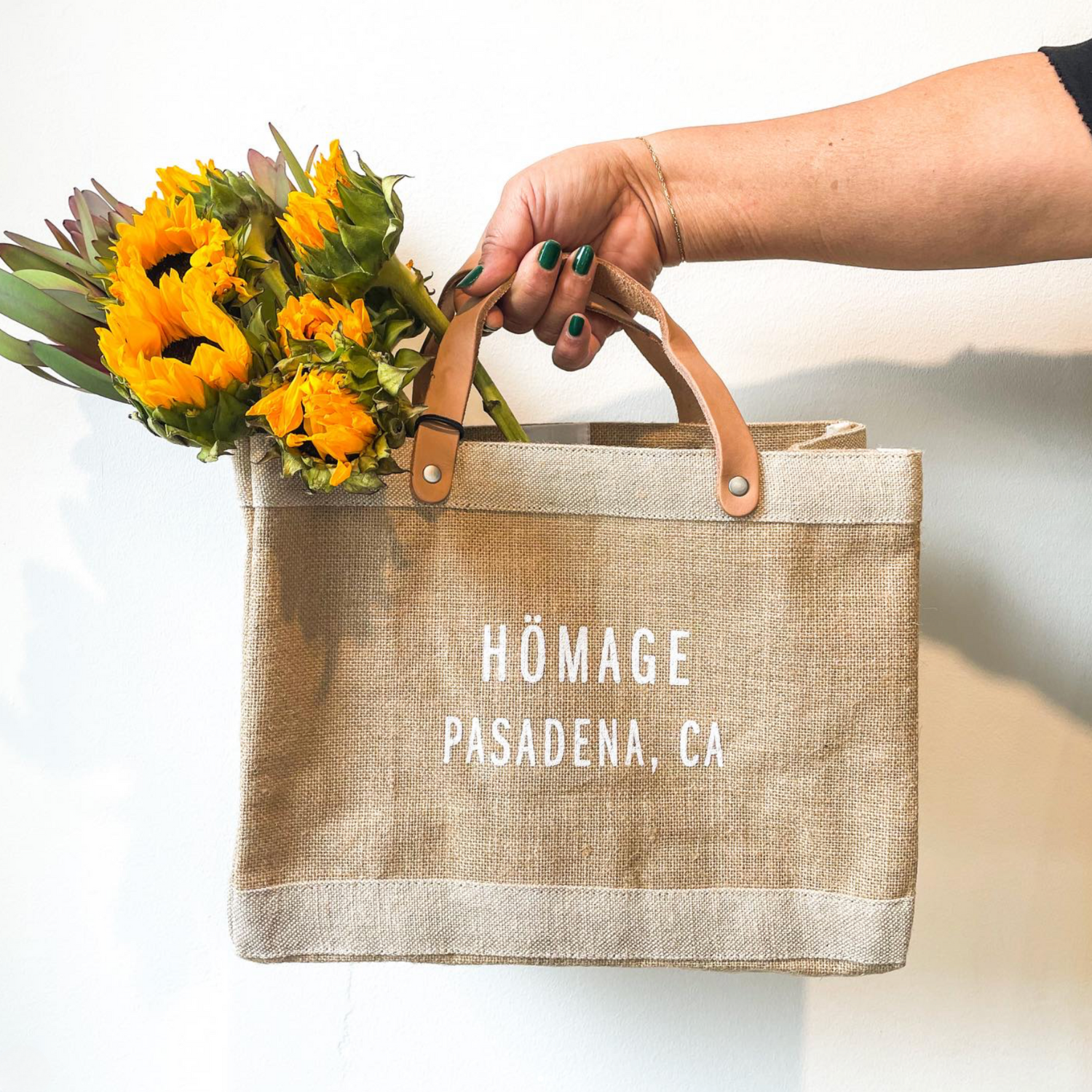 Homage Petite Market Bag - Natural