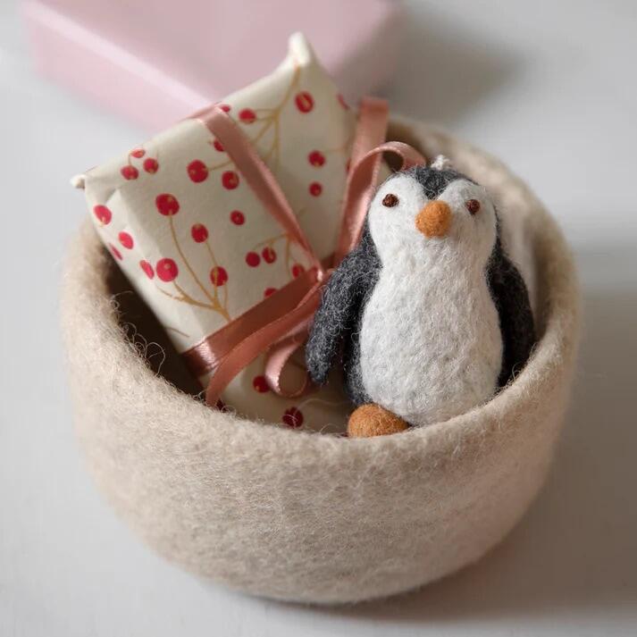 Cute Penguin Felt Ornament