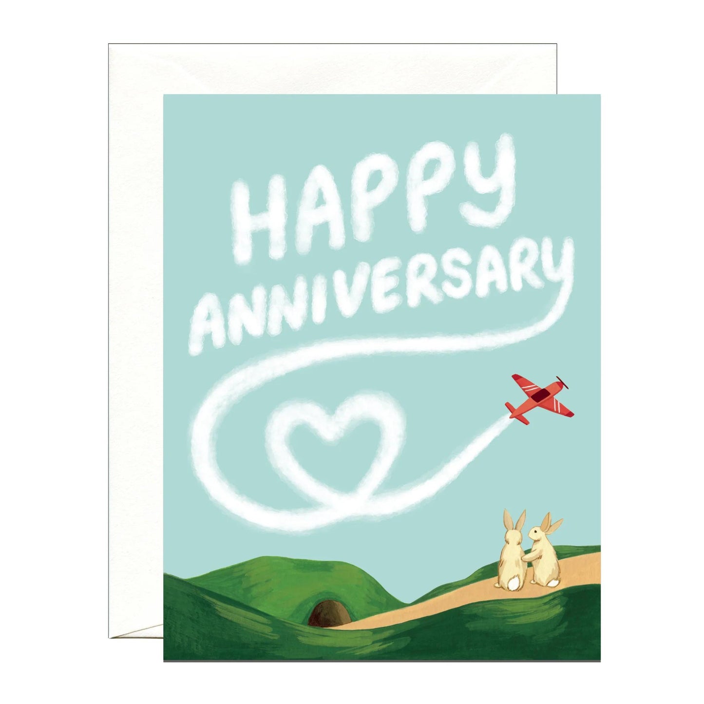Skywriting Anniversary Card Yeppie Paper