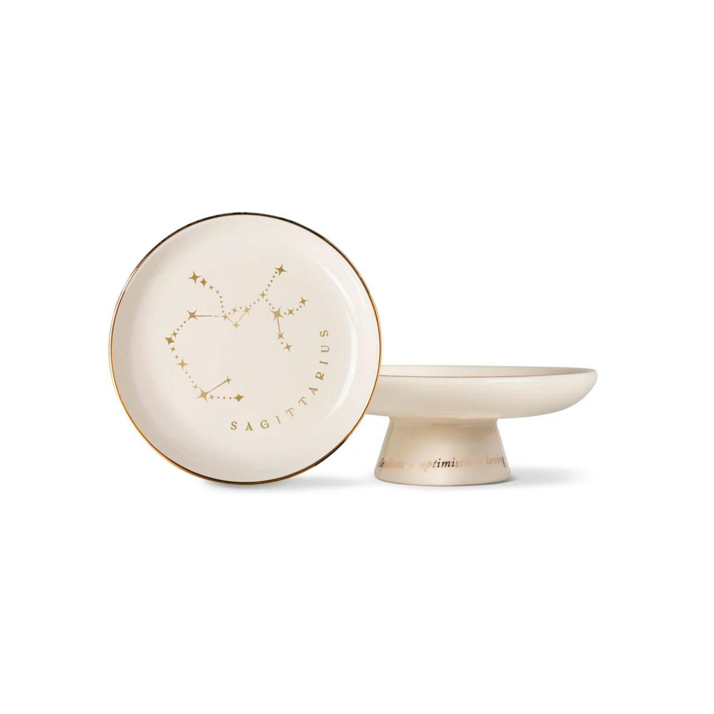 Starry Pedestal Tray - Sagittarius Fringe