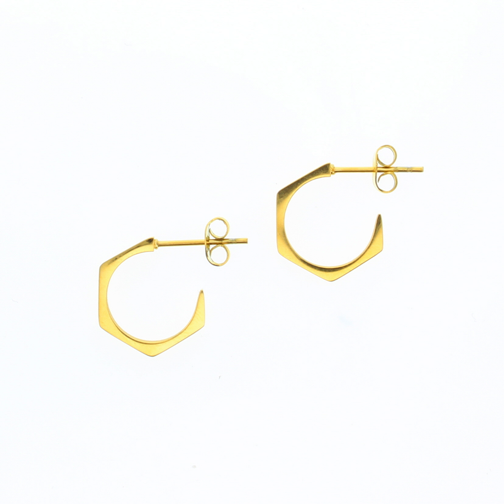 Lux Gold Waterproof Earrings Lotus Jewelry