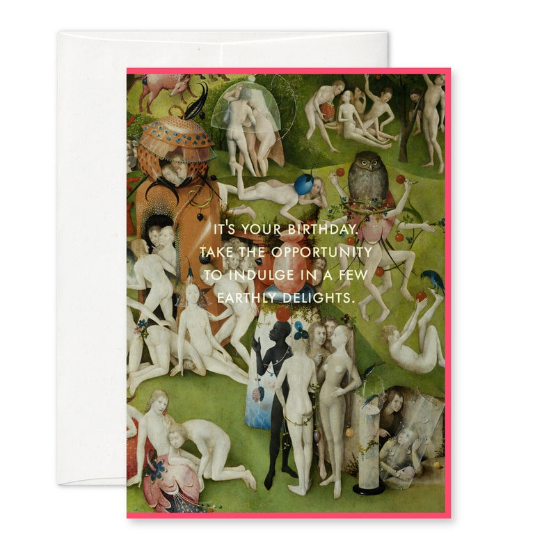 Earthly Delights Birthday Card