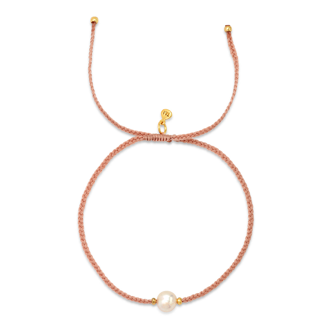 Handmade Beaded Bracelet with Single Pearl Accent
