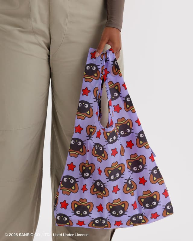 Standard Baggu Reusable Tote - Chococat Western