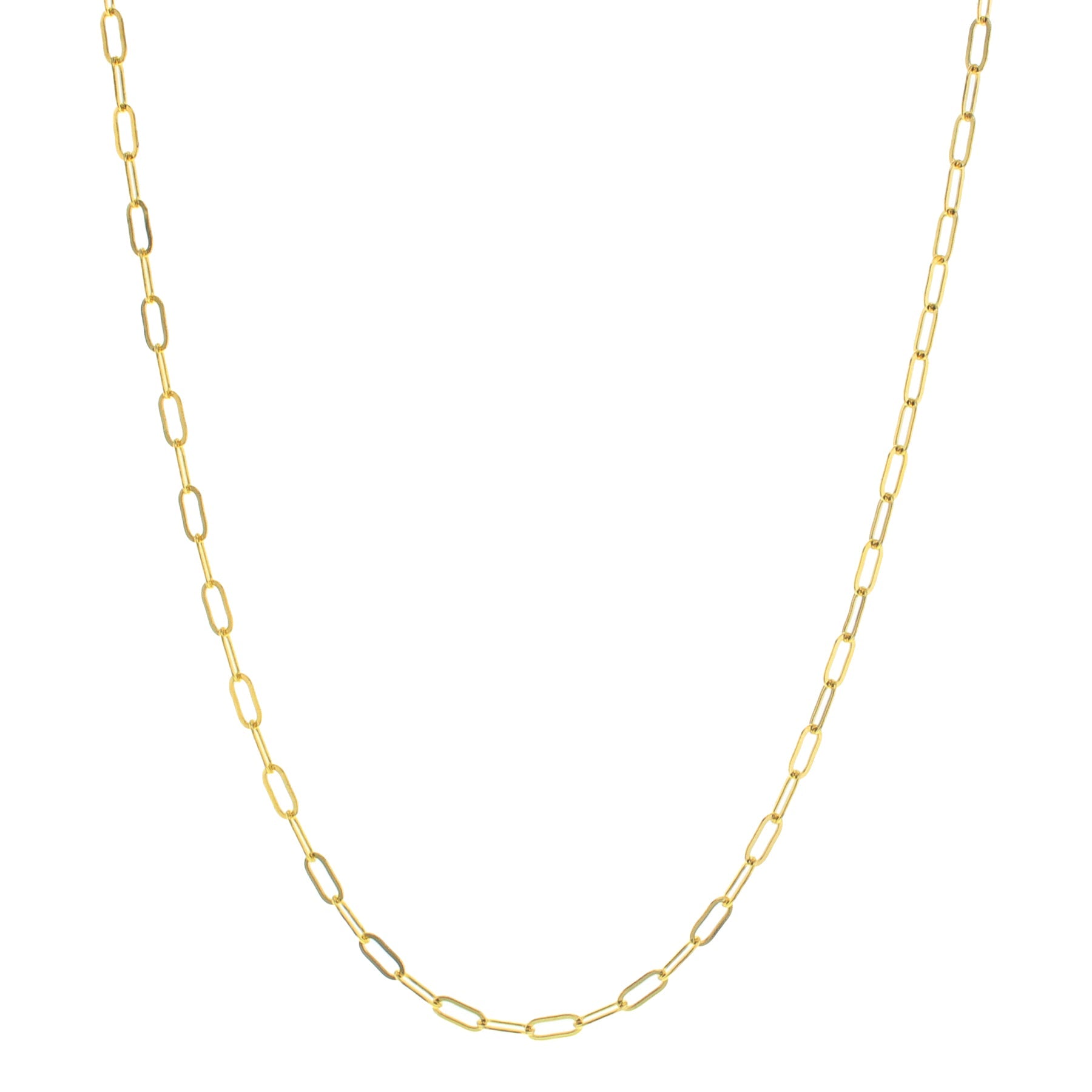 Glossy Charm Chain - Gold