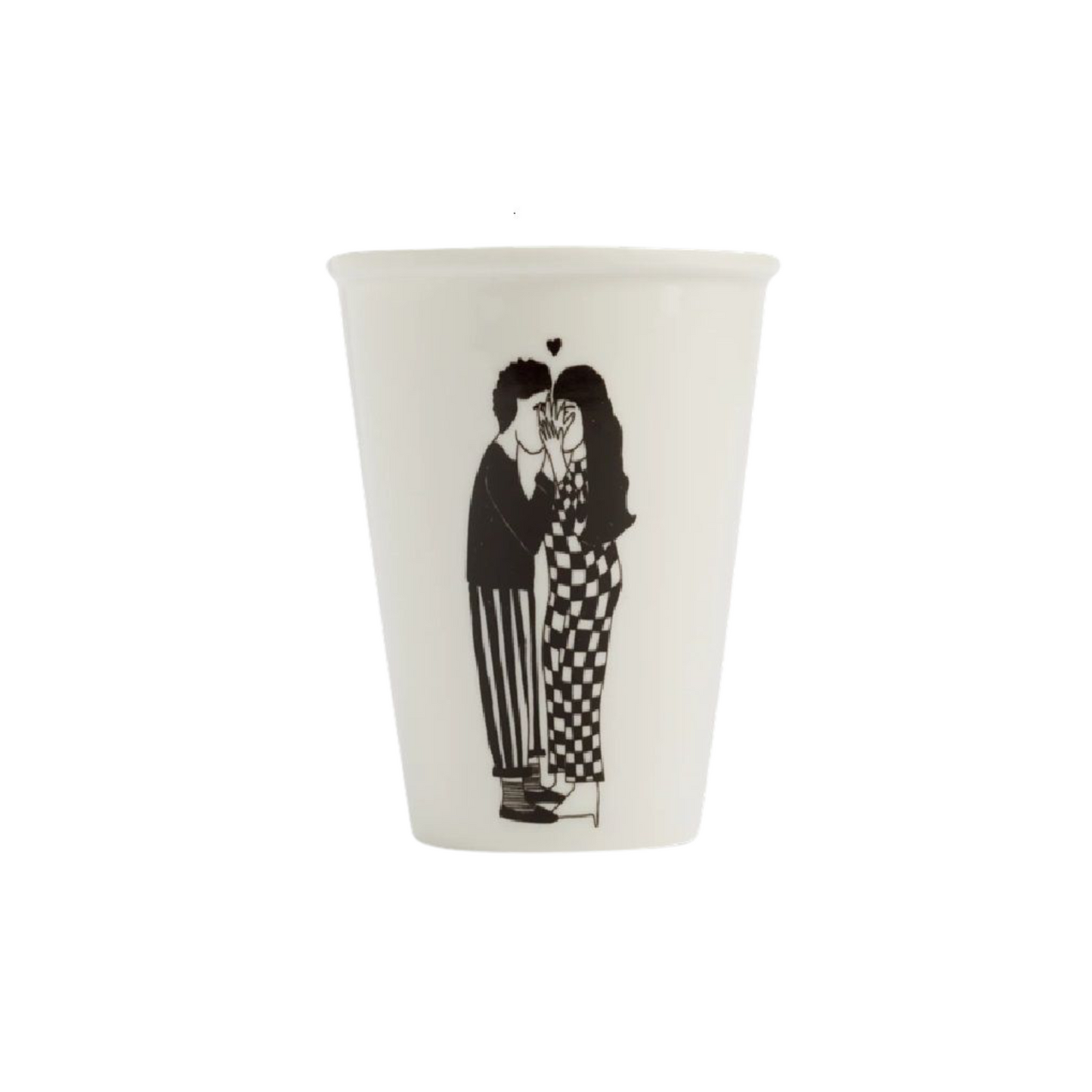 Porcelain Cup - Secret Kissers