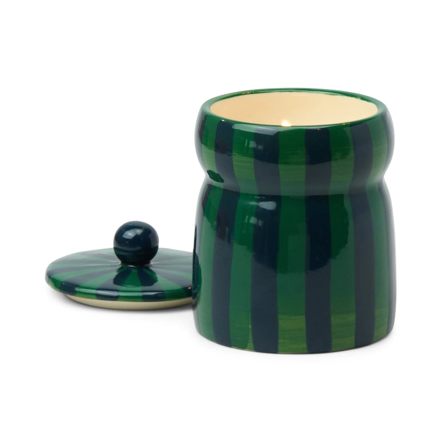 Striped Cabana 6.5 oz Candle - Balsam Fir