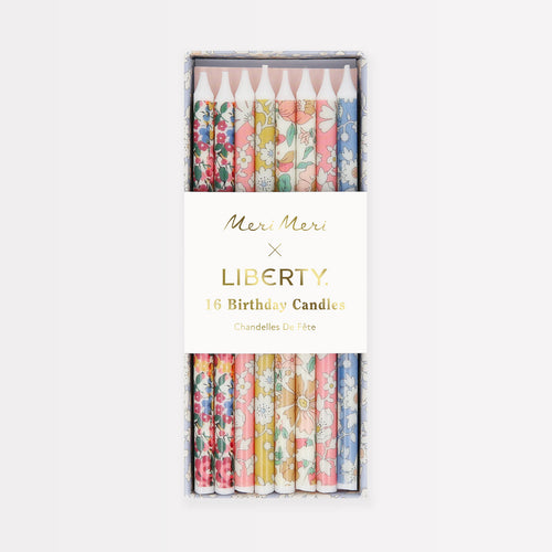 Load image 1 in gallery view. Meri Meri x Liberty Mixed Print Party
Candles (x 16)