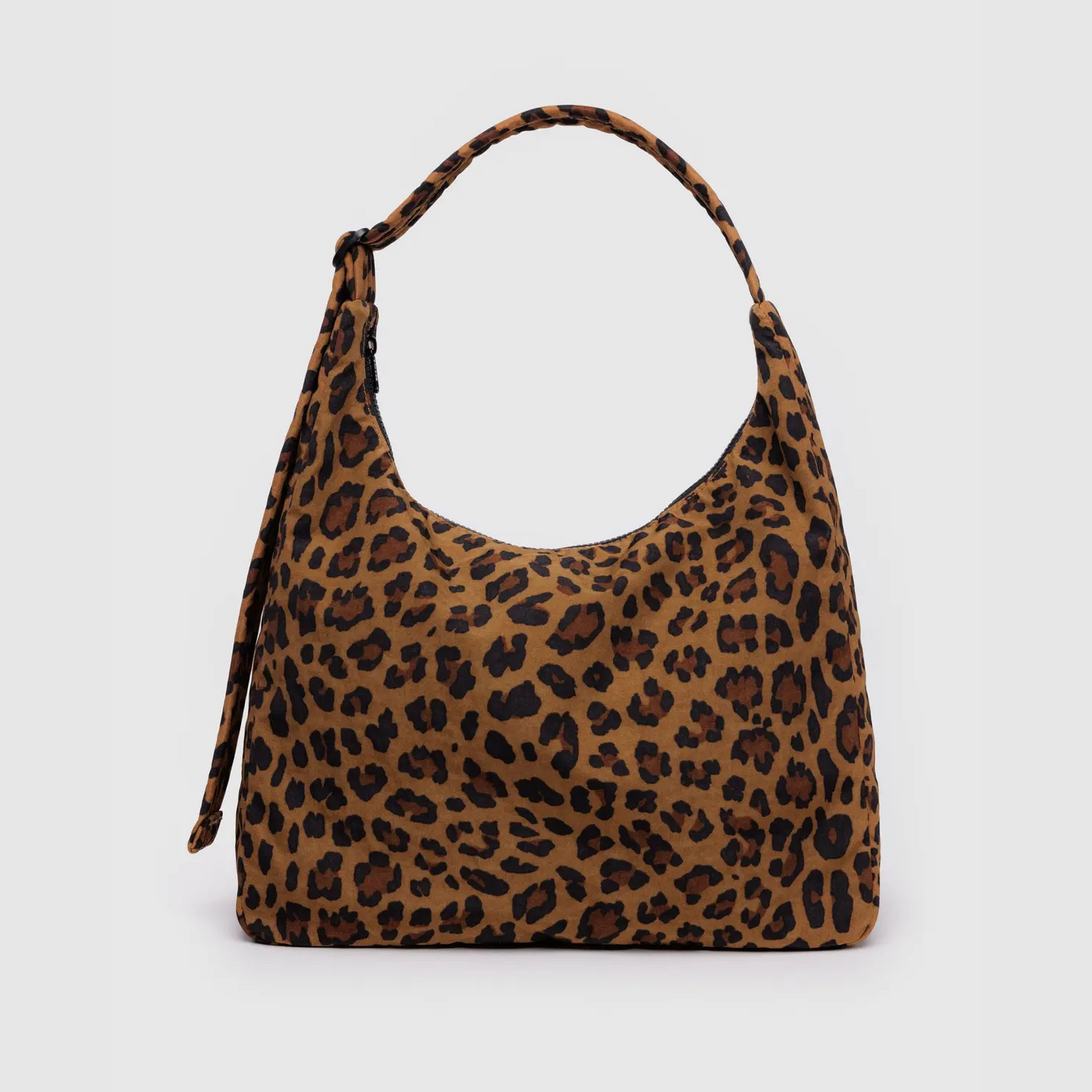 Nylon Shoulder Bag - Leopard